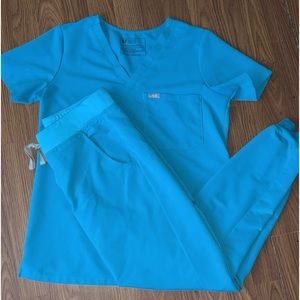 Figs Scrub Top + Bottom Set